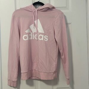 Adidas Pink Sweater with Hood